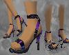 Black And Purple Heels