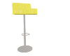 Yellow bar stool