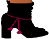 {D}Black Pink Boots