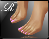 R™Bare Feet Pink Nails