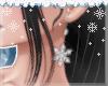 𝓶. snowflake earrings