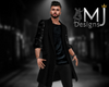 MJD Black Leather Coat