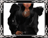 blouson cuire noir femme