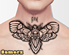 Butterfly god neck tatt