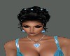 Bridal Blue Diamond Hair