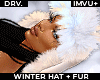 ! DRV. winter fur hat 