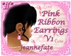 *jf* Pink Ribbon Earring