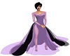Black&Purple Ev Dress