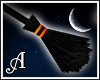 Halloween witches broom