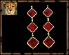 PdT RedRhombusEarrings