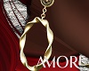 Amore Gold Hoops