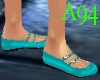 Child Turquoise Shoes