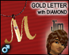 Gold Diamond M (M)