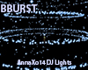 DJ Light Blue Star Burst
