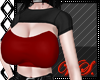 ~V~ CropTop +A Red