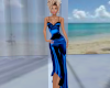 Midnight Blue Silk Dress