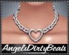 Silver heart necklace