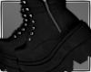 Black Zipper Boots