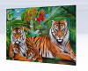 Tiger family art
