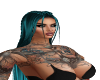 Dark Blue braided hair
