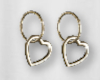 Gold Heart Earrings