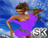 (SK) Purple Summer Dress