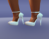 Tina Ivory Silk Heels