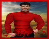 JA" Turtle Sweater Red