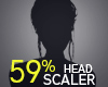 59% Head Scaler