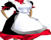 Maid outfit red and with