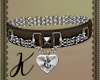 Chained brown C collar