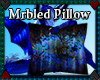 Marbled Pillow Blue