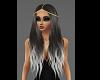 Black/White Isidore Hair