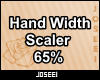 Hand Width Scaler 65%