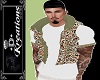 Olive Leopard Vest