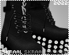 S| Edgy Spiked Boots