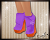Katy Boots Purple/Orange