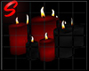 Red Black Candles