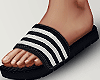✖ Black Sandals.