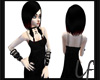 goth hair