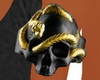 Black Skull W/Snake LIF