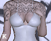 white evening dress