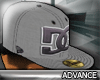 .A. Grey Dc hat backwrd