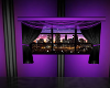 Purple @ black Curtains