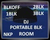 Portable DJ Black Room