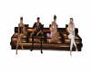 Center sofa w/poses