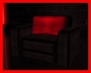 Black Red Poseless Chair