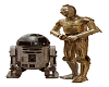 R2D2 abd C3PO cut out