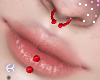 ॐ  Septum Mesh Red