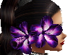 hair flower purple